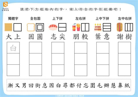 上下結構字查詢